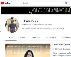 He is also a YouTuber alongside being a reality star and has over ten million subscribers on his Fukra Insaan YouTube channel.